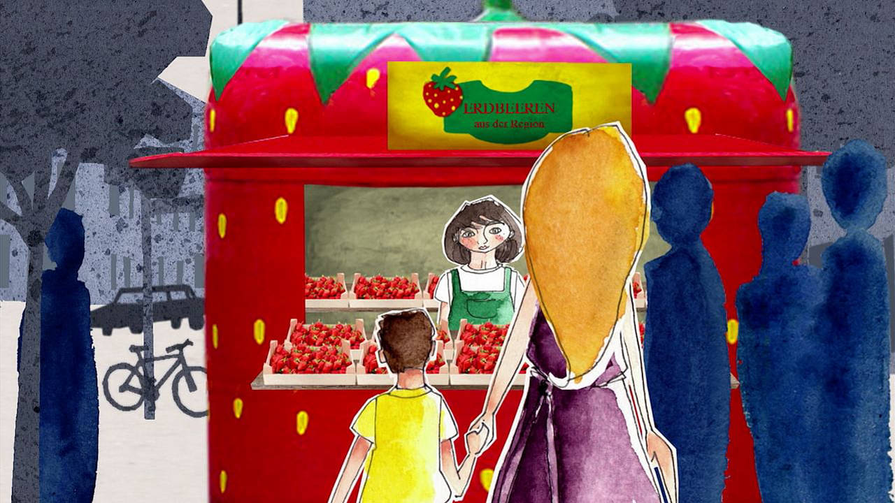 Kiosque à fraises / "Feierabendbier" / Fête de